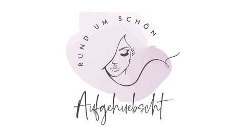 Logo Aufgehübscht – Rund um schön
